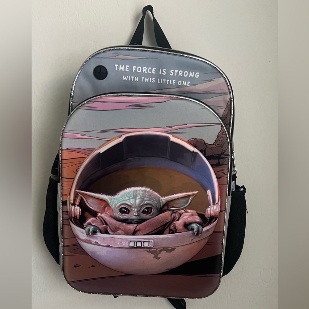 Disney Star Wars The Mandalorian Baby Yoda THE CHILD Kids Backpack, NWT ✅✅✅